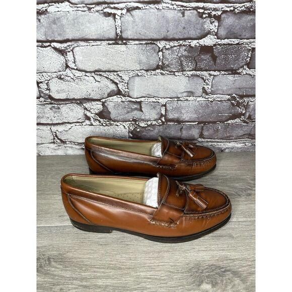 G.H. Bass & Co. Brown Leather Slip On Penny Loafers Dress Shoes Men 7.5M US/40.5 - Picture 14 of 16